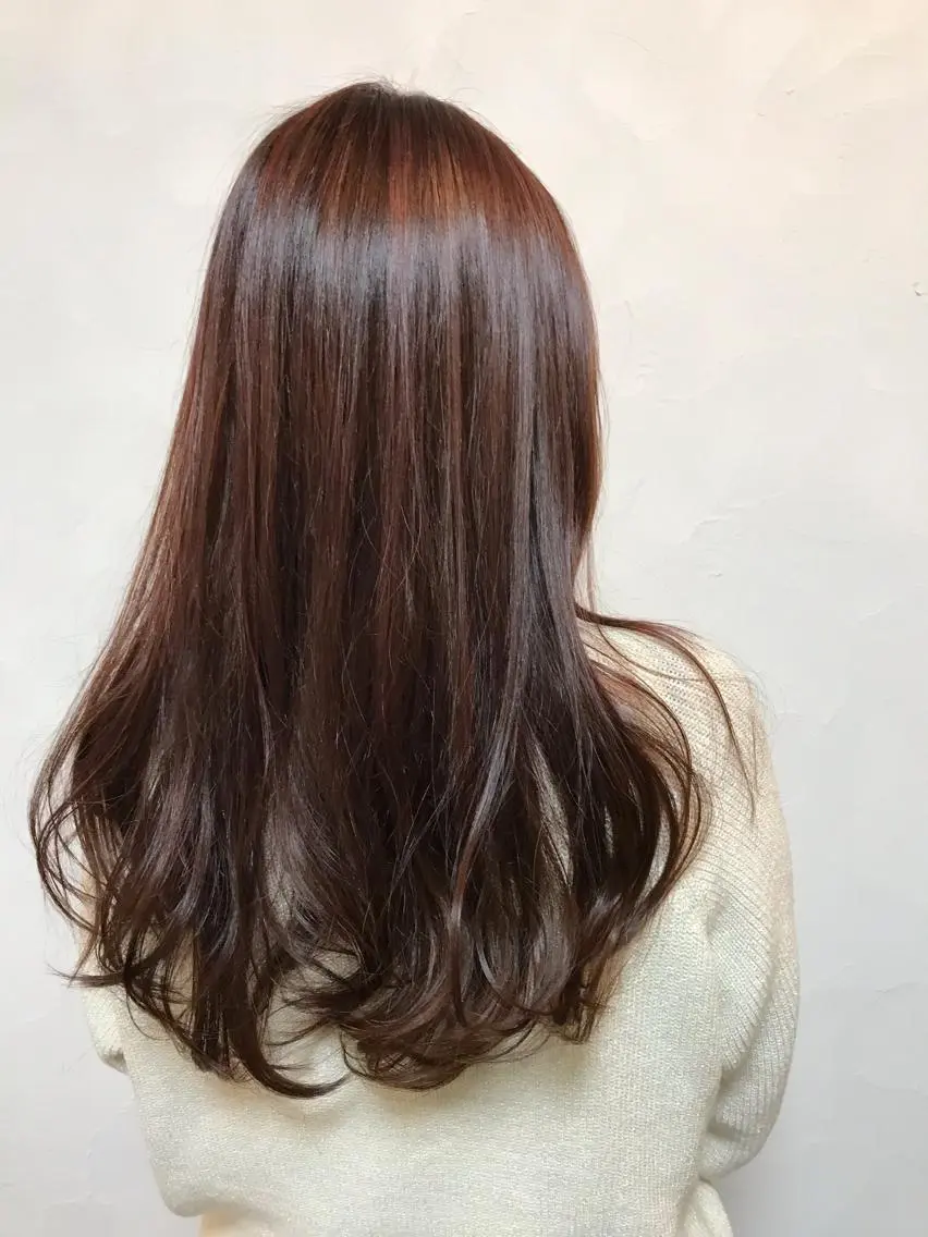 ロング カラー 福田 ジュンキのヘアスタイル