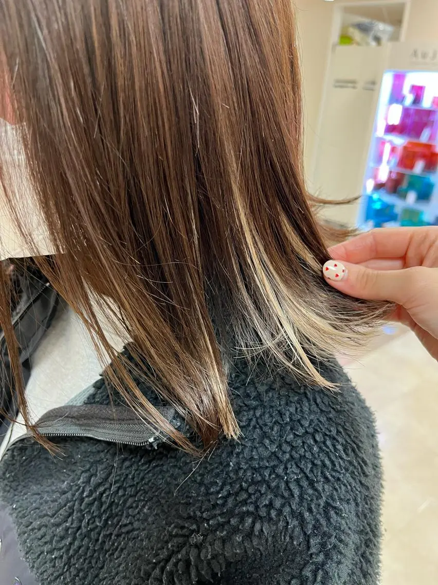 ショート カラー 暖色/ブリーチカラー 🎀 M i k uのヘアスタイル
