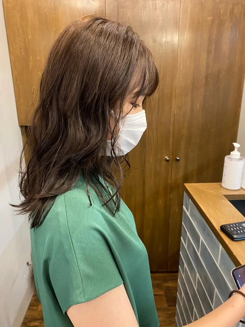 セミロング 武智 未来のヘアスタイル