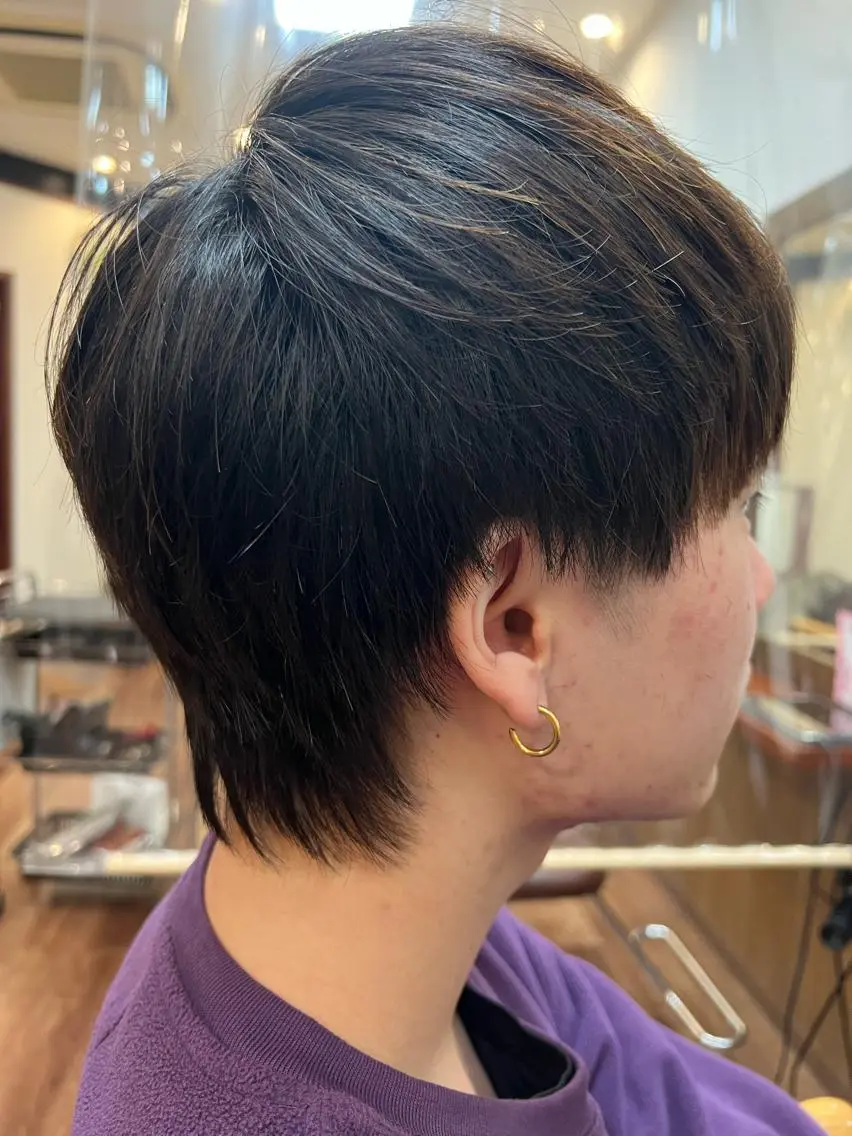ショート ウルフカット 仕上がり満足度No. 1🔥BLUCK🔥のヘアスタイル