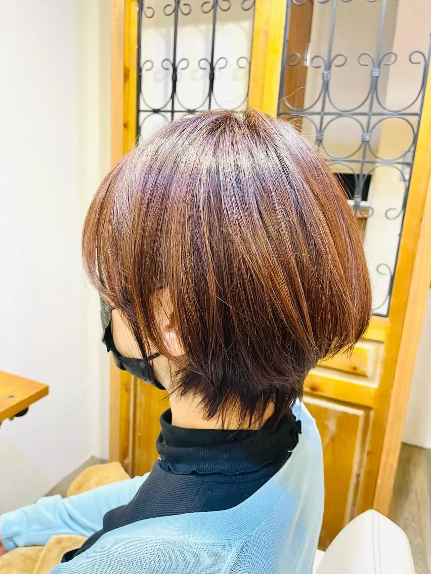 ショート ショートボブ ボブ ショートヘア 山木 裕子のヘアスタイル