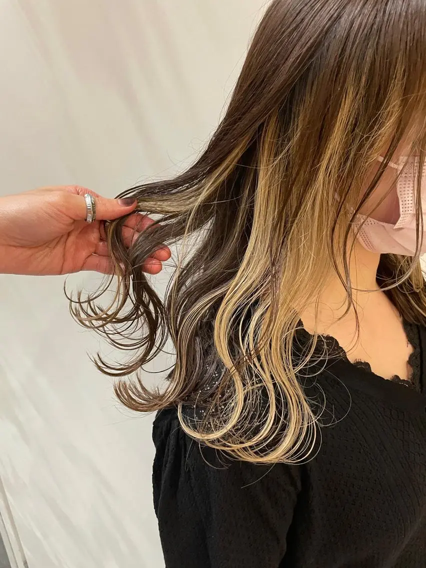 ミディアム ヘアカラー 東北No.1完全個室 💐梶谷社長のヘアスタイル