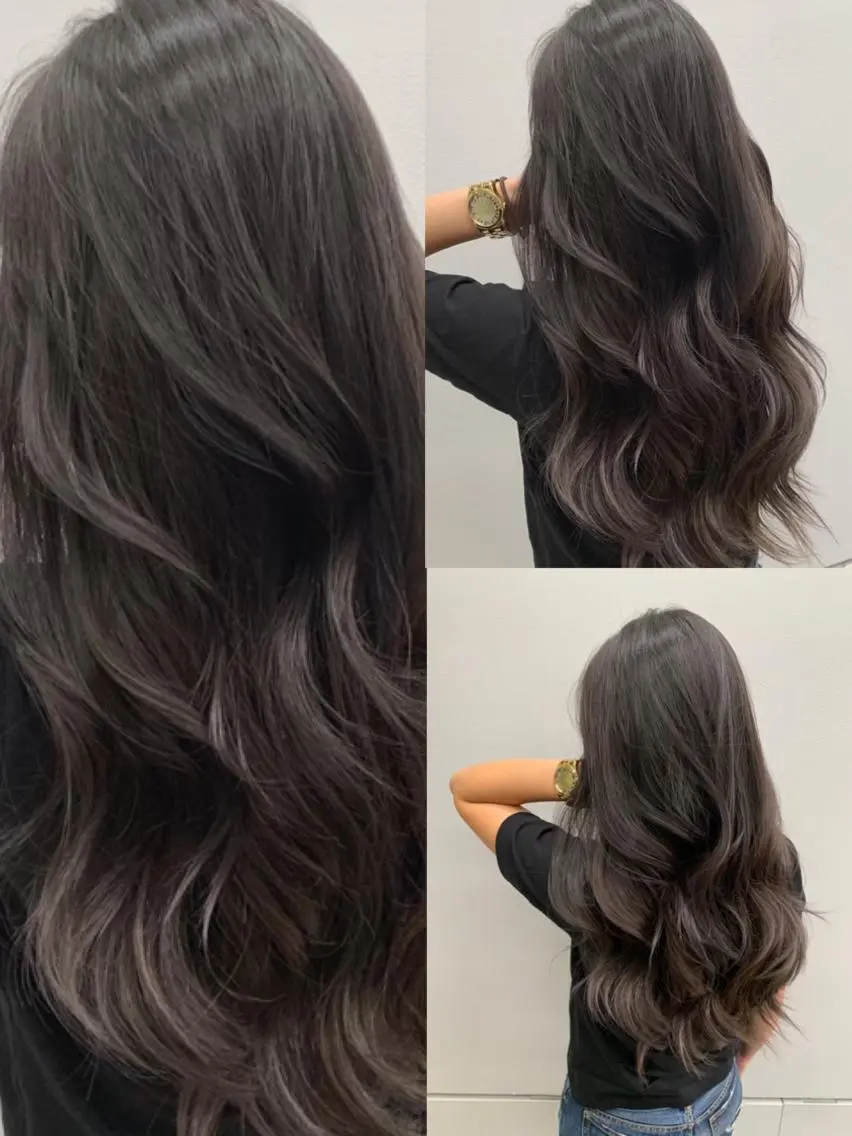 ロング ハイライト 髪質改善 小顔カット メンズ特化美容師/ 新井　洸太のヘアスタイル