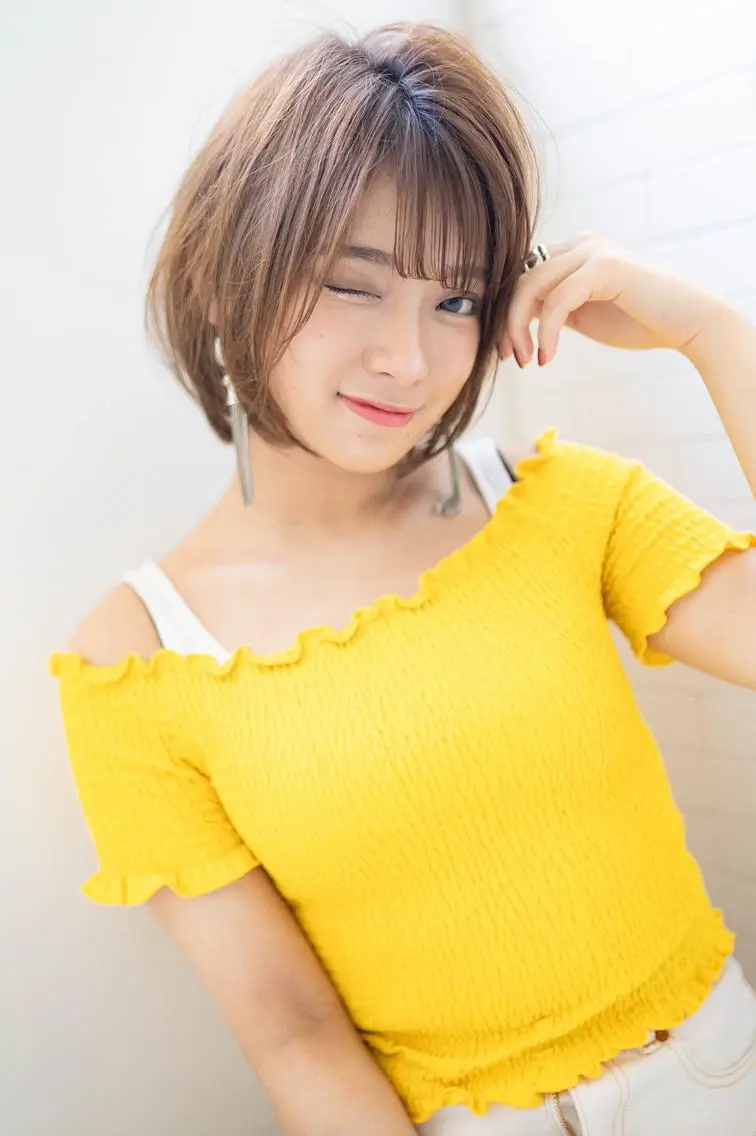 ショート カラー ヘアカラー トリートメント 🎊LUZ🎊_公 式_🩵髪質改善🩵のヘアスタイル