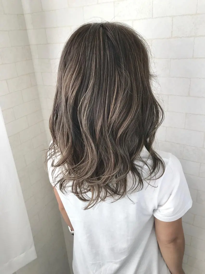 セミロング 神野 雅樹のヘアスタイル