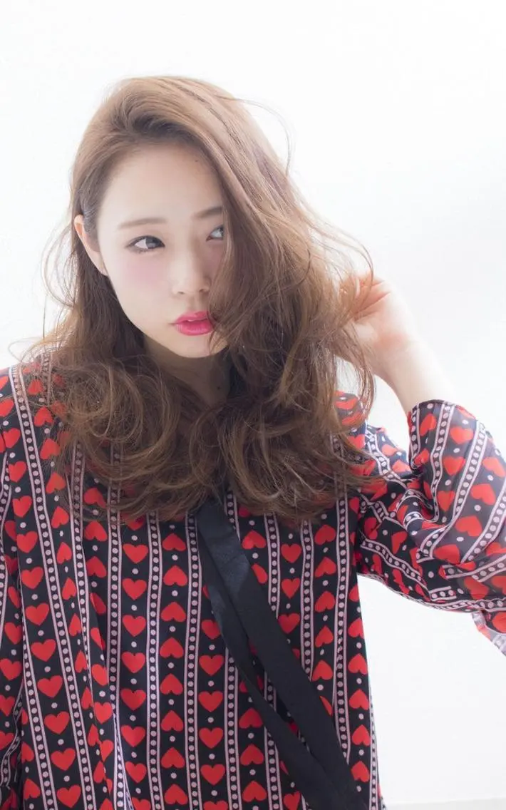 セミロング 金沢美容室/ 艶髪/夜営業/JINのヘアスタイル