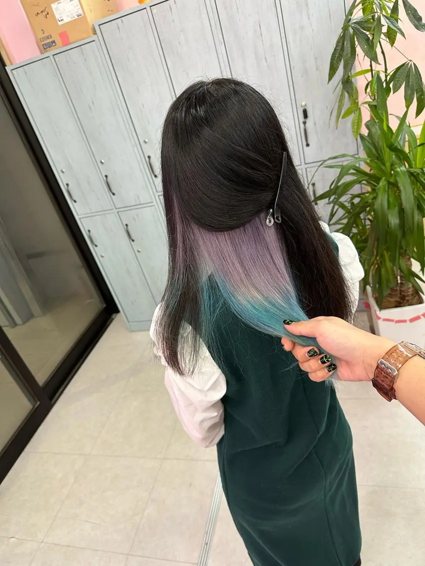 ロング カラー 町田ブリーチデザイン 🌈MANATOのヘアスタイル