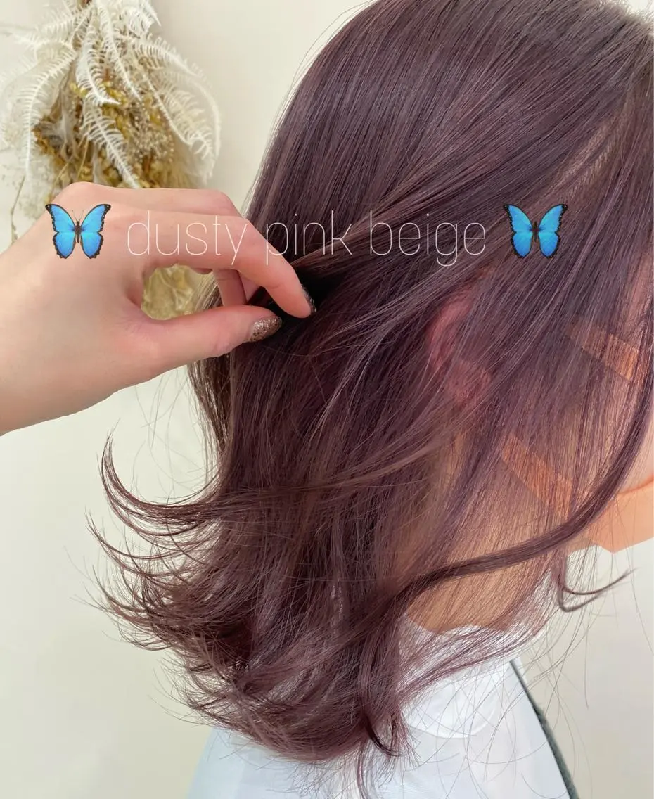 ミディアム カラー 銀座メンズ専門🖤 叶奈々のヘアスタイル