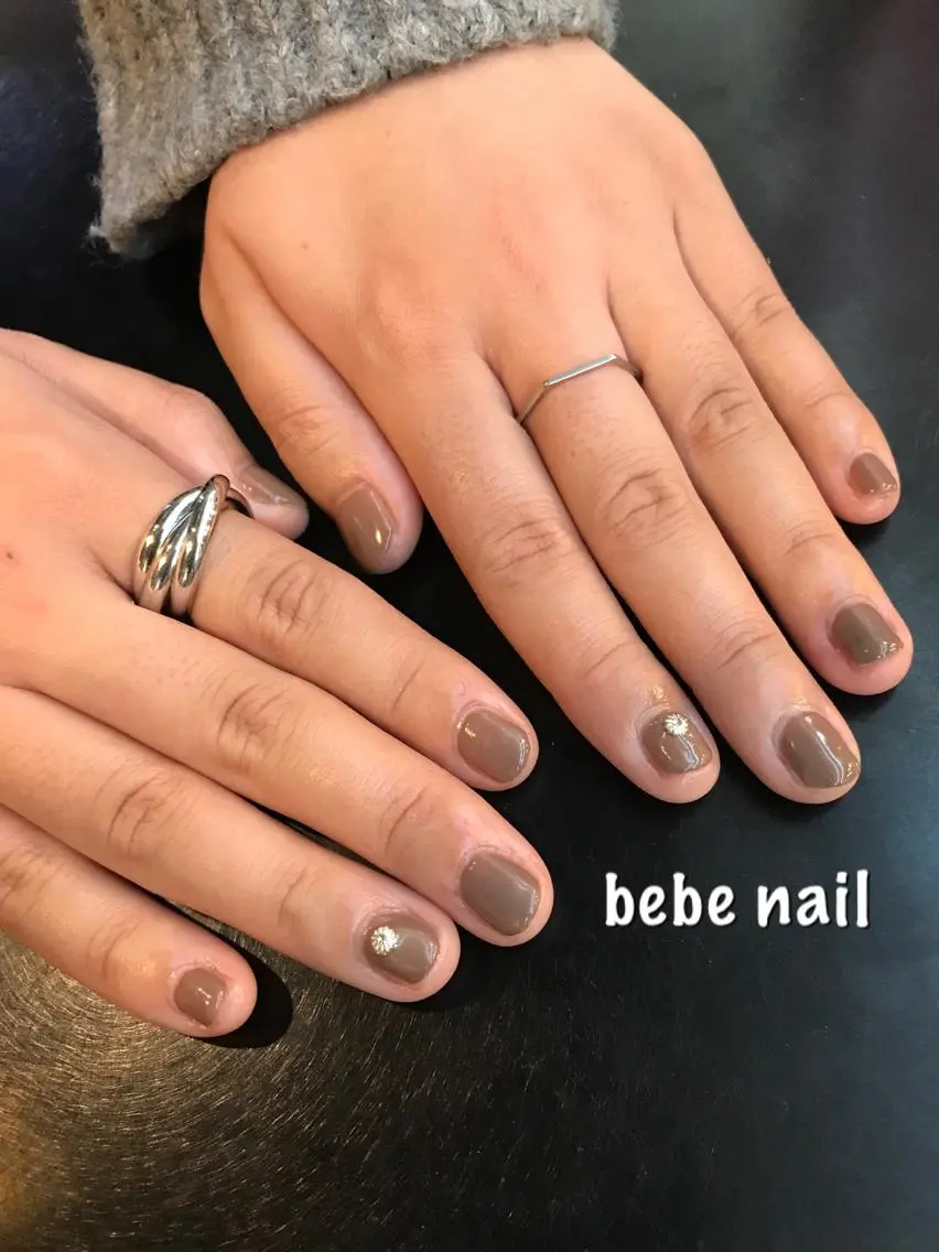 ネイル アートネイル ジェルネイル ワンカラーネイル パラジェル Ann nailのネイルデザイン