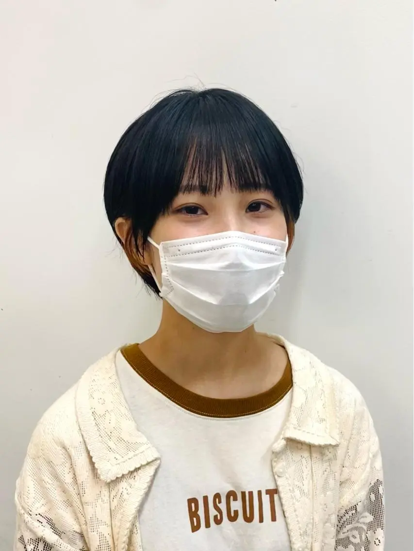 ショート ショートヘア サトウ リョウのヘアスタイル