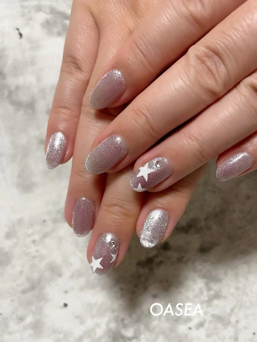 ネイル アートネイル ハンドネイル 🌞💜 KAORI 🌴のネイルデザイン