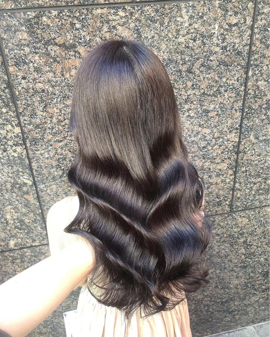 ロング カラー カット ヘアカラー トリートメント ‎🤍髪質改善‎🤍 レイヤーカット‎🤍のヘアスタイル