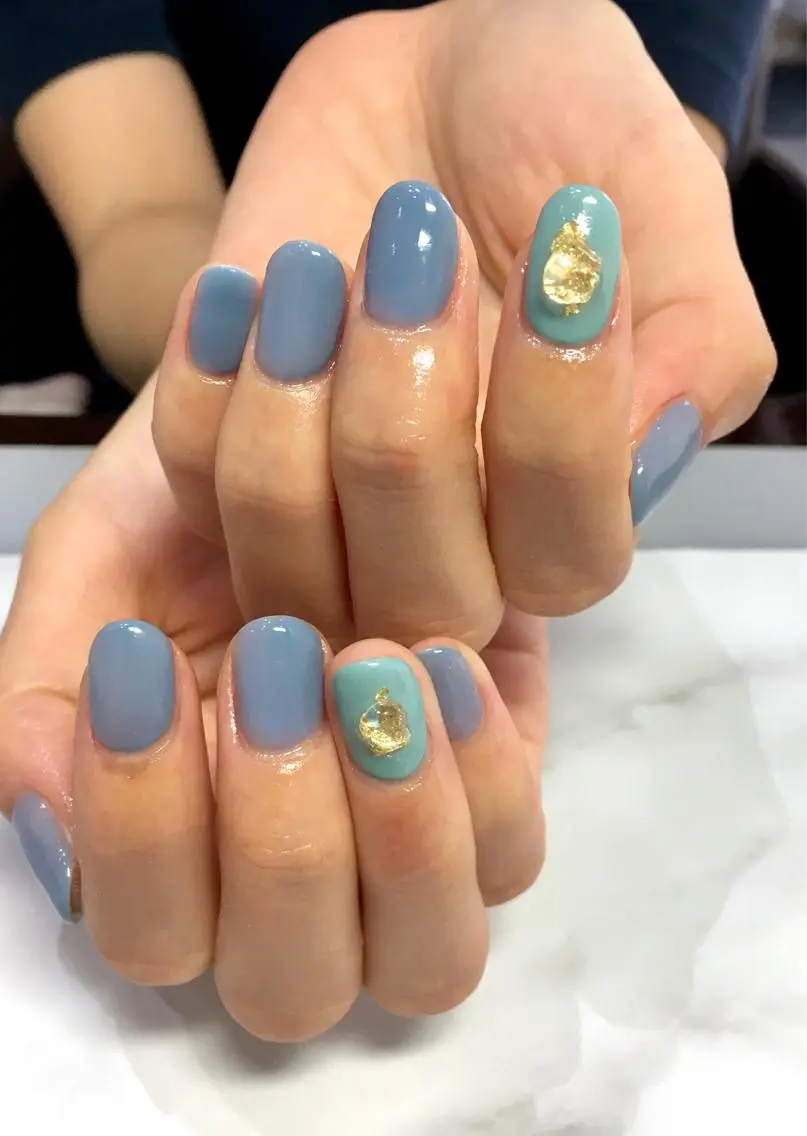 ネイル ブルー BETTISH. KUMIKO☺︎︎のネイルデザイン