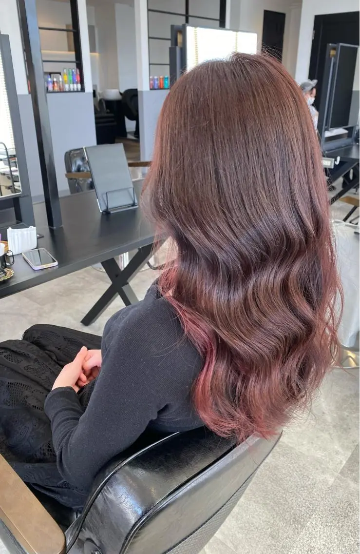 セミロング ヘアカラー トリートメント ROI 【ロイ】のヘアスタイル