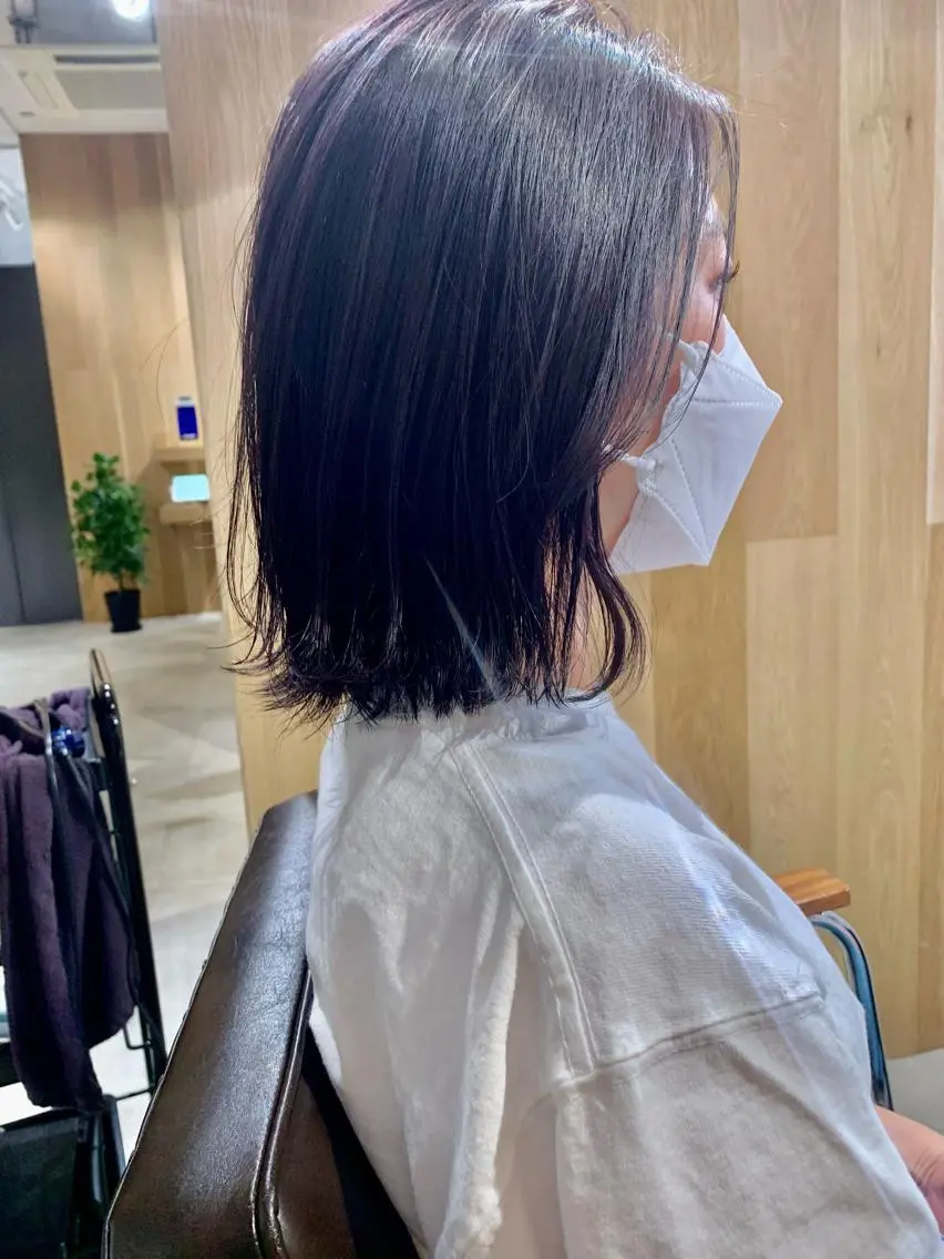 ショート カラー カット ヘアカラー トリートメント natsu fujinoのヘアスタイル