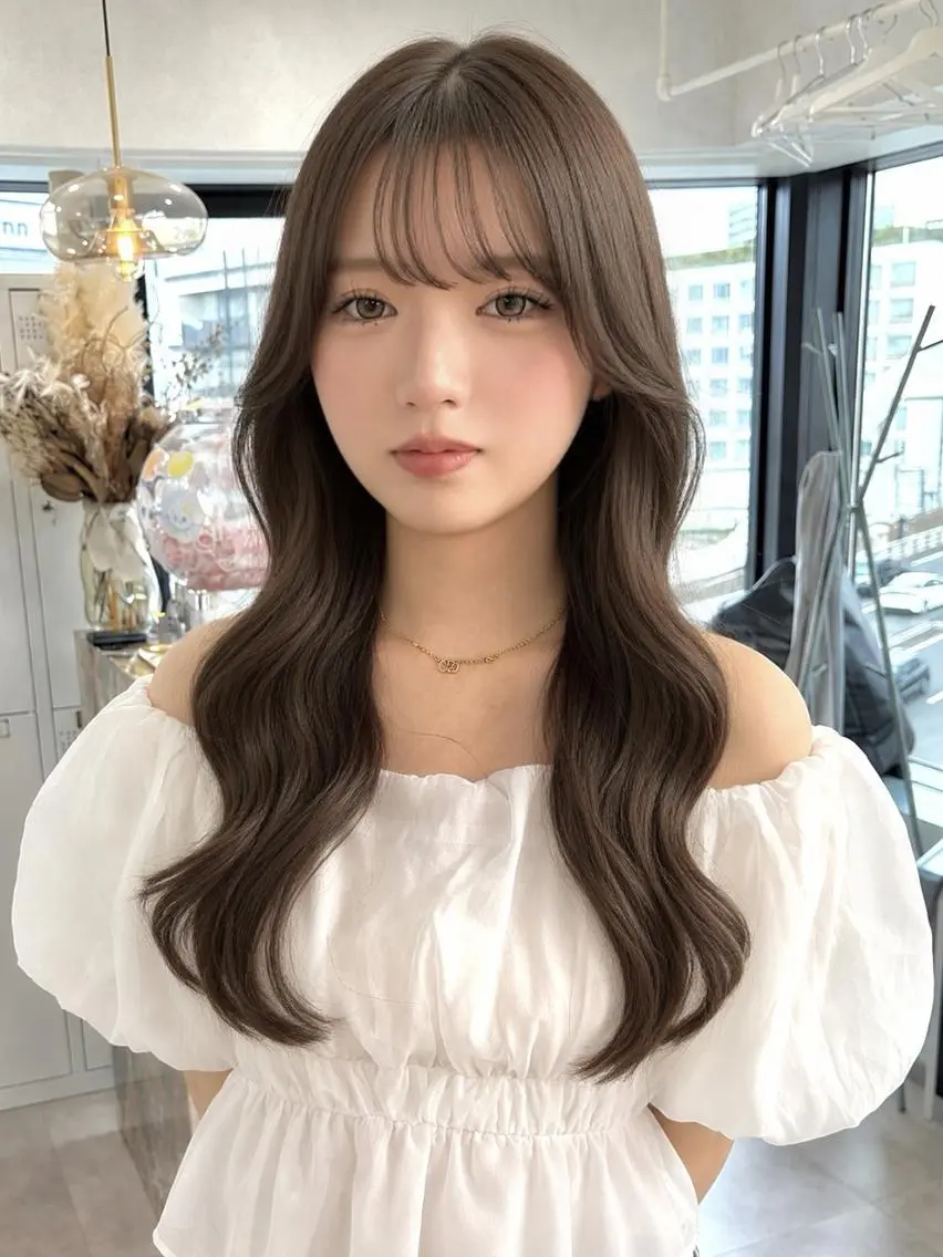 ロング カラー ロング 透明感/艶カラー/ 暖色 🎀Kanonのヘアスタイル