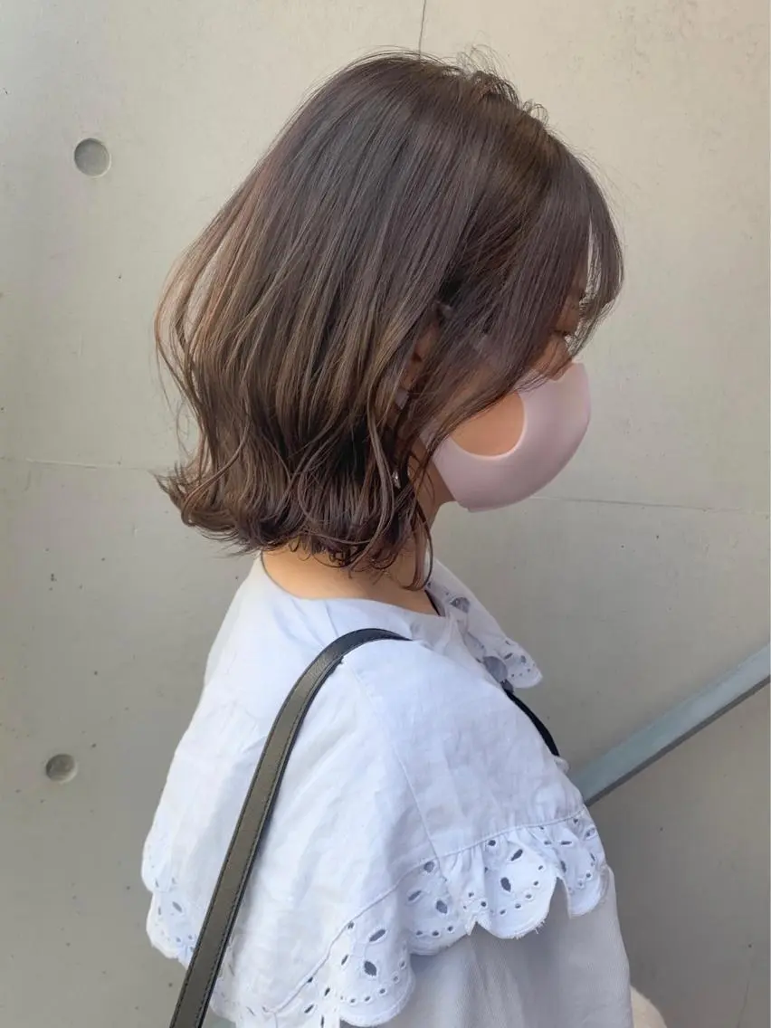 ショート カラー カット ヘアカラー トリートメント 森本 裕太 / ボブのヘアスタイル