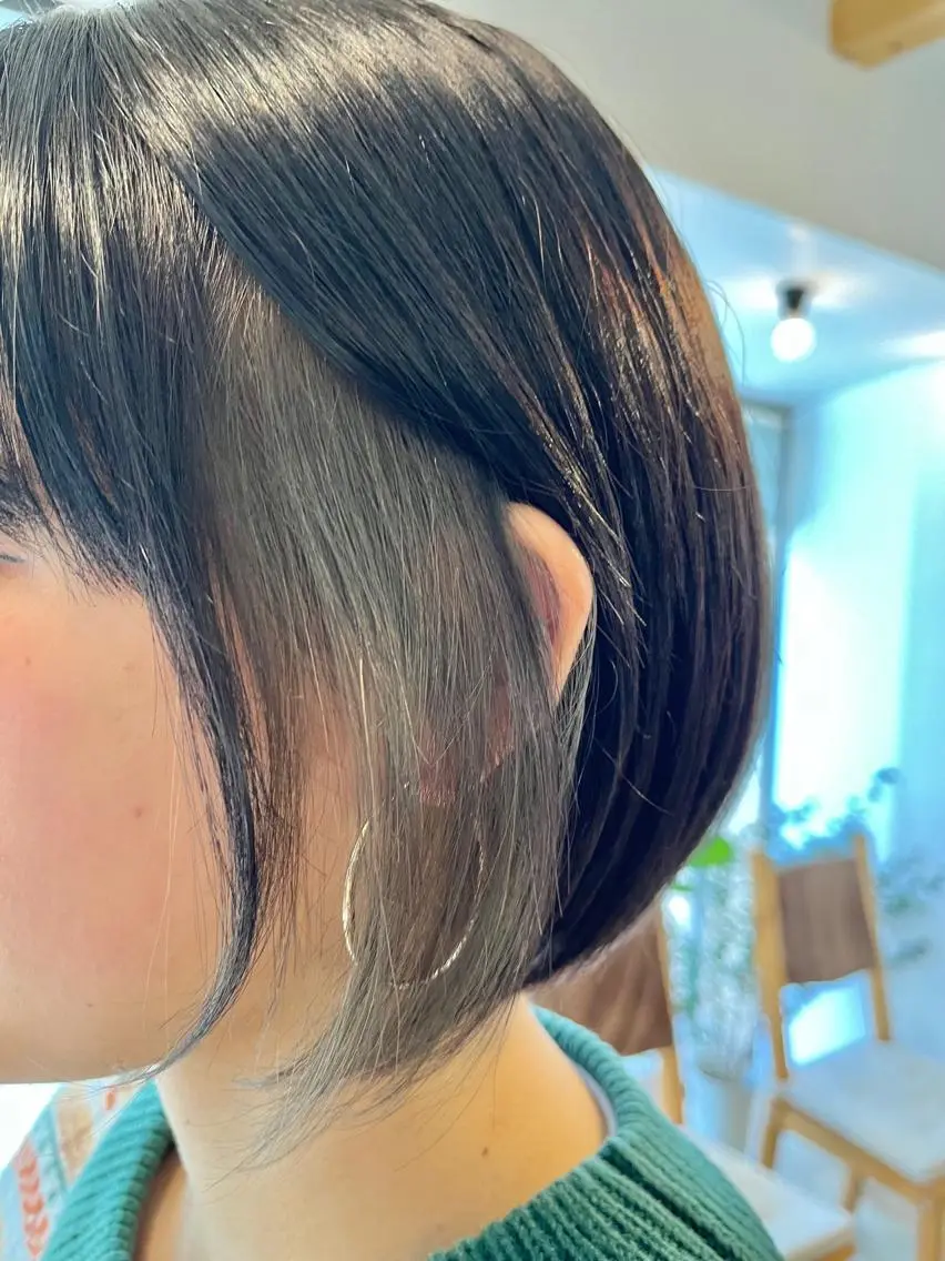 ミディアム ヘアカラー トリートメント ayumi🦖/ 似合わせカラー🤎のヘアスタイル