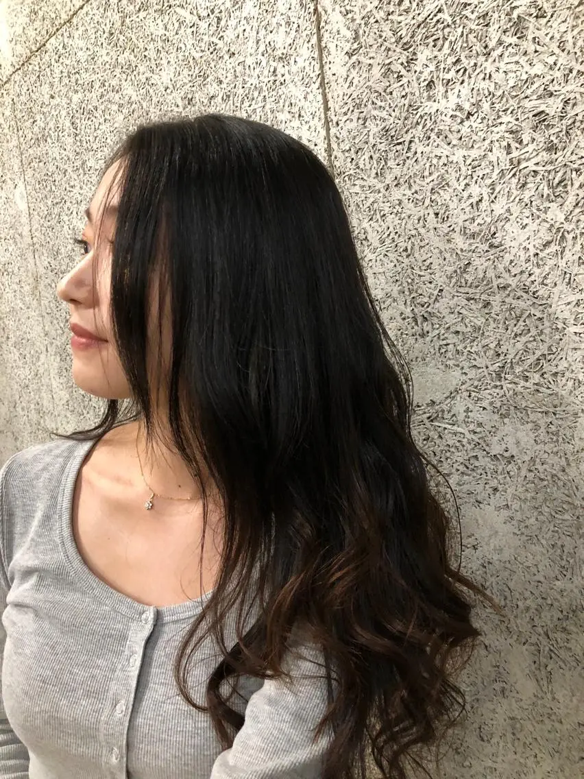 ロング パーマ カット パーマ トリートメント ✨terra✨佐伯 晋吾のヘアスタイル