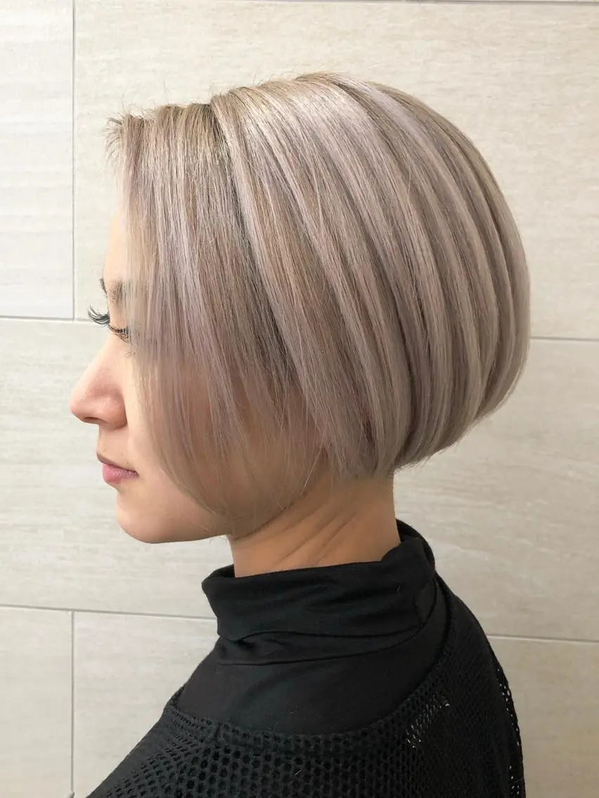 ショート カラー ブリーチ ケアブリーチ ハイトーンカラー ヘアカラー トリートメント 似合わせ/小顔カット 🔷山方直也のヘアスタイル