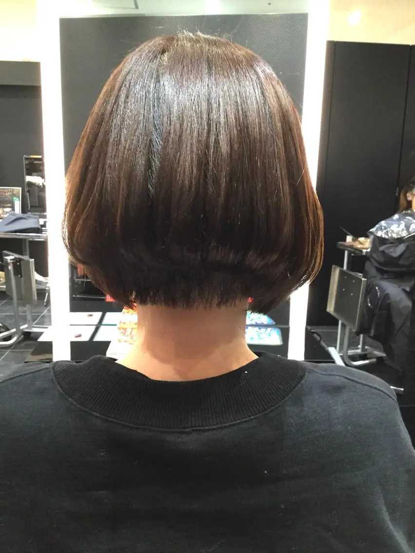 ミディアム ボブ Annon プライベートサロンのヘアスタイル