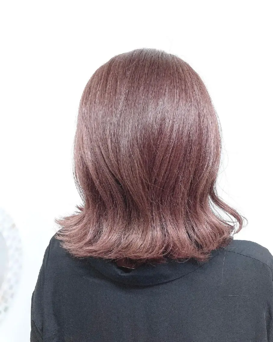 カラー パーマ ヘアアレンジ ネイル セミロング ブリーチ ダブルカラー ブリーチなしカラー 髪質改善✧︎カラー 💎AIM【アイム】のヘアスタイル