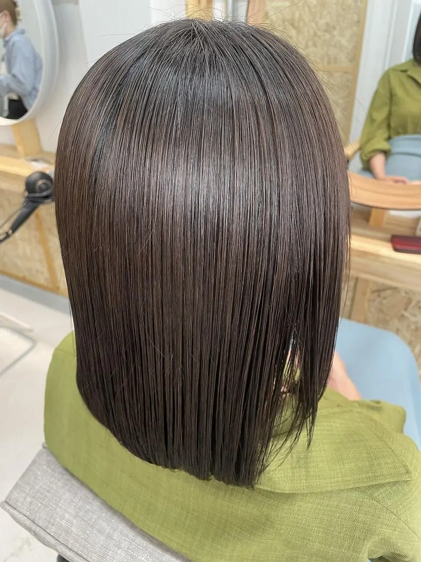 カラー 玉造/ボブ レイヤー🍀マツモトのヘアスタイル