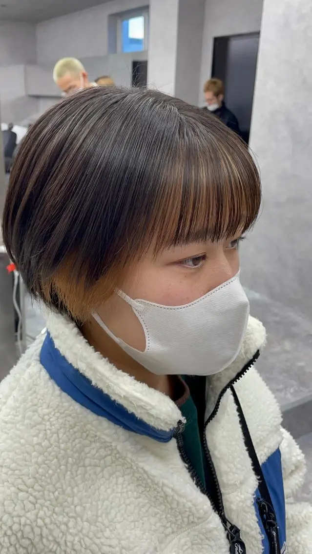 ショート カラー パーマ ヘアアレンジ メンズ キッズ ネイル マツエク・マツパ アイブロウ ショートボブ メンズバレイヤージュ メンズブリーチ メンズハイライト メンズハイトーン メンズヘアのカリスマ 北地　空のヘアスタイル