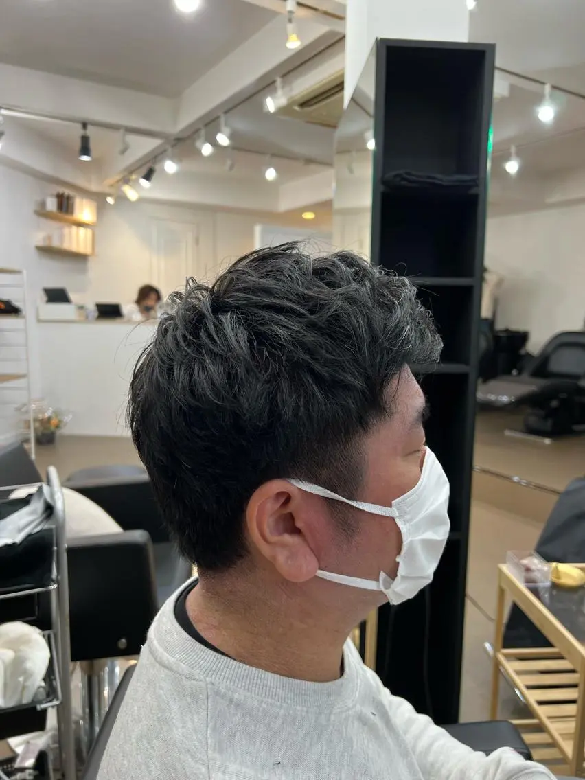 ショート メンズ 神戸ボブ✂️ ioe三宮/田 伸佳のヘアスタイル