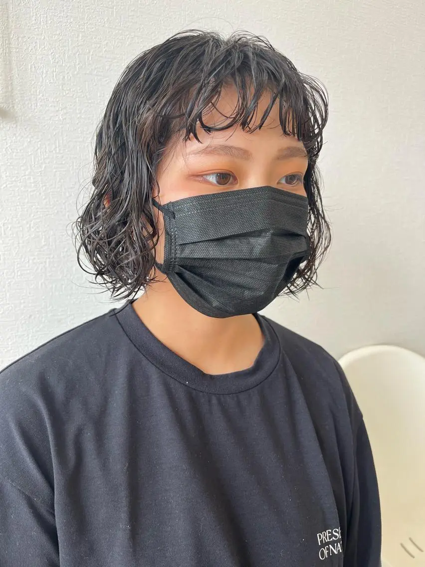ショート カラー パーマ 🌼sunc HINAMI🌼のヘアスタイル