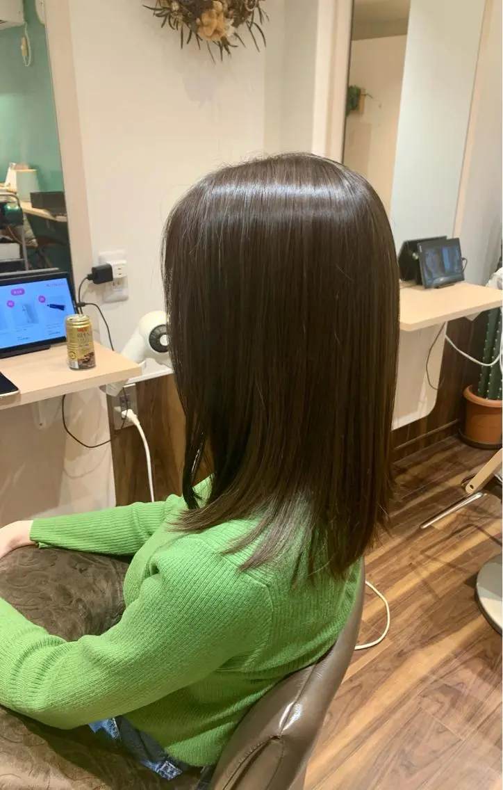 セミロング 西山 大樹のヘアスタイル
