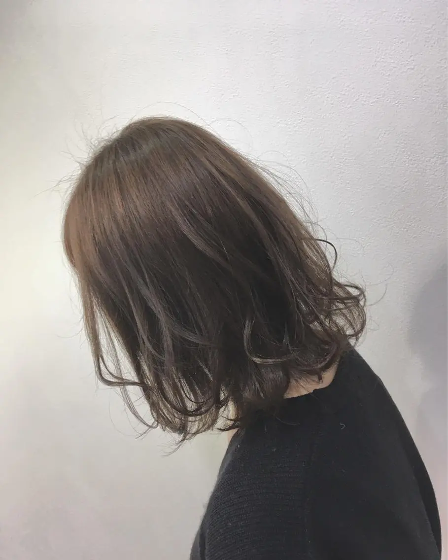 ミディアム はまべ です☆のヘアスタイル