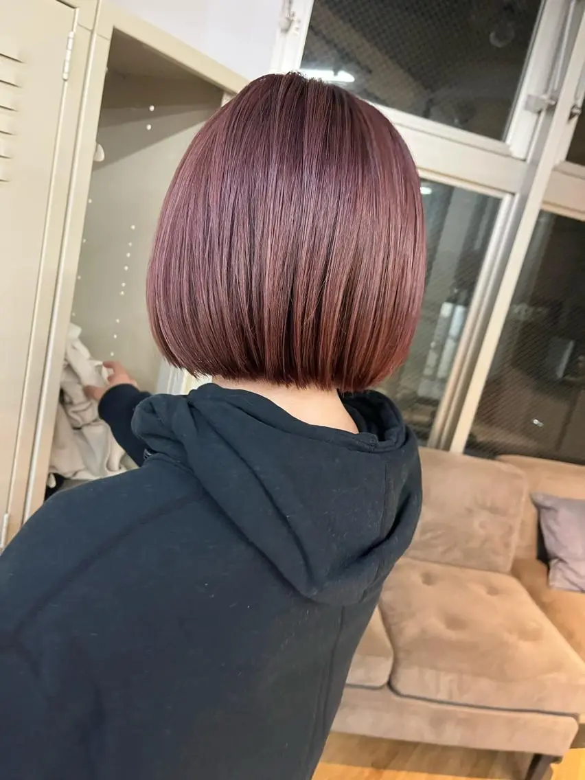 ミディアム カラー ピンクカラー BAROQUE gotou 🌙のヘアスタイル
