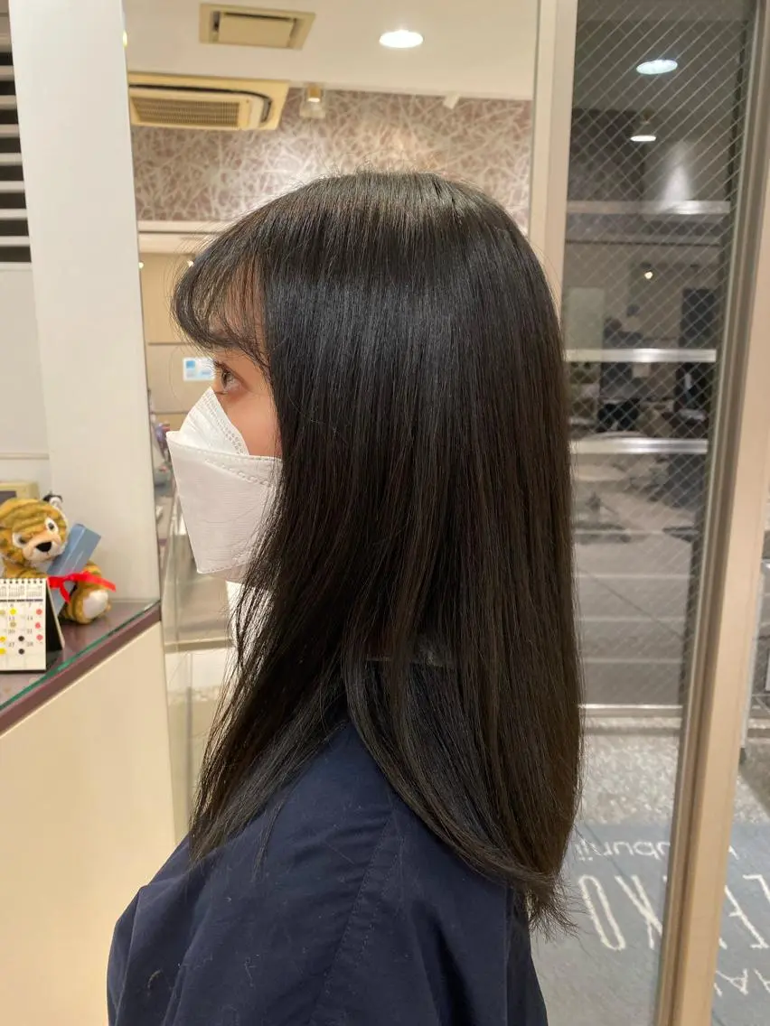 ロング カラー カット ヘアカラー トリートメント Aujuaソムリエ ❤️‍🔥今吉 晃太のヘアスタイル