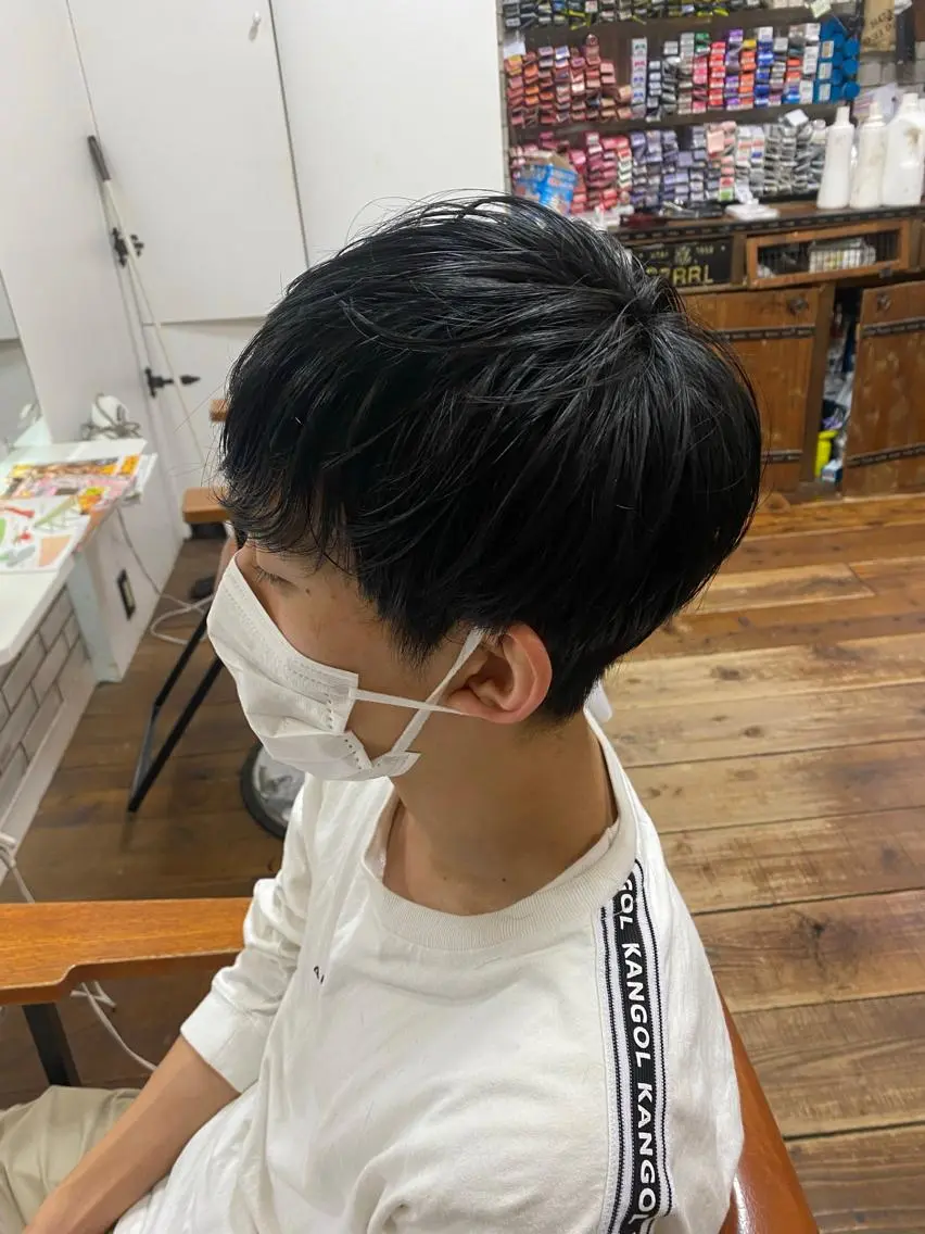 ショート メンズ マッシュ 井手口 沙樹のヘアスタイル