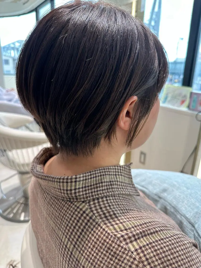 ショート ショートボブ ボブ ショートヘア 韓国ヘア⭐︎髪質改善 io（イオ）のヘアスタイル