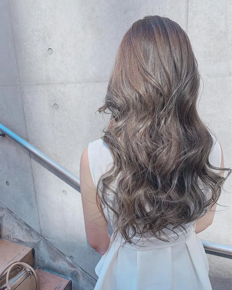 ロング カラー box mico. mutsumiのヘアスタイル