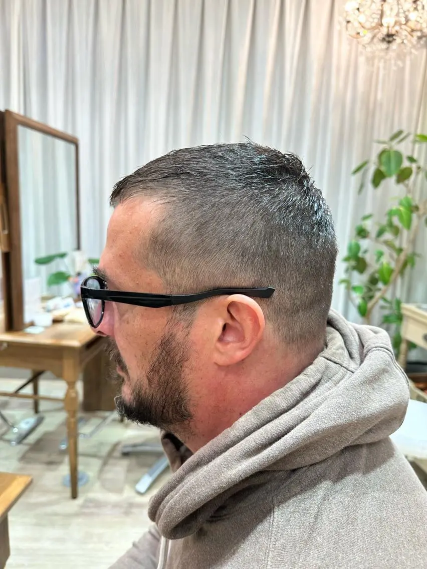 メンズ フェードカット 宮原 智美のヘアスタイル