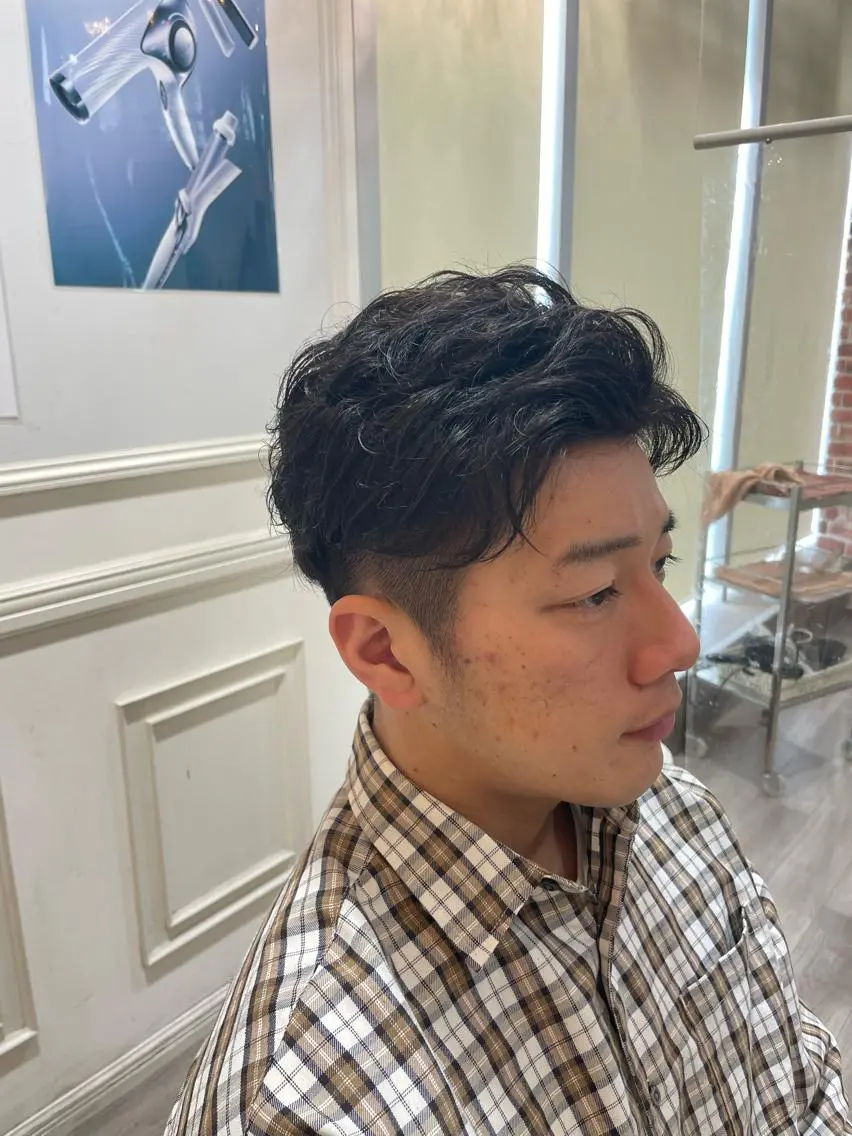 メンズ メンズパーマ 刈り上げ ✨似合わせ特化美容師 WILL上村 拳吾のヘアスタイル