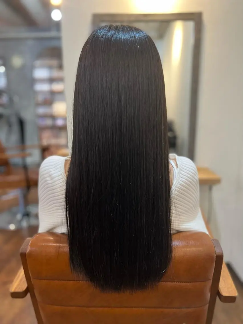 ロング 縮毛矯正&髪質改善 ⭐️OGUのヘアスタイル
