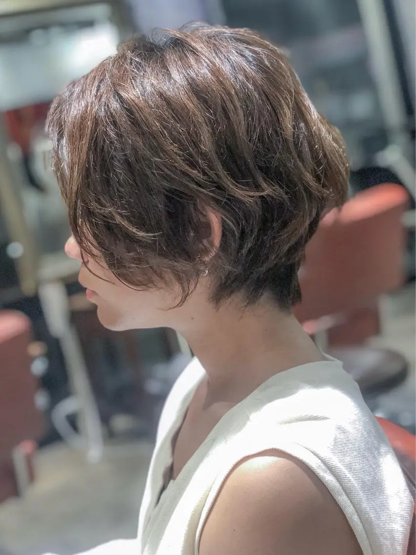 ショート 丸みショート ショートヘア 北條 優輝のヘアスタイル