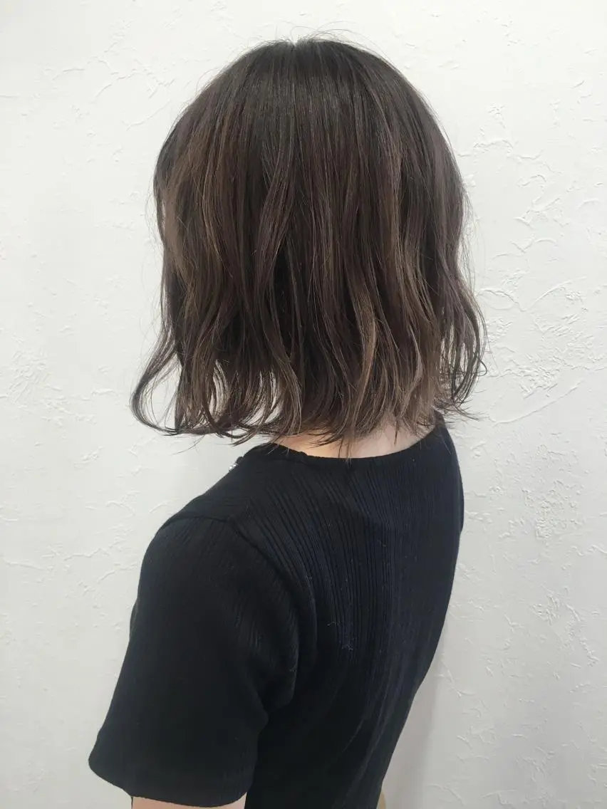 ミディアム カラー イルミナカラー 🤍2nd🤍田所 美希のヘアスタイル