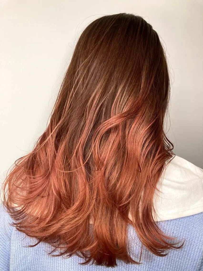 ロング カラー カット ヘアカラー 【髪質改善✨】 sanaのヘアスタイル
