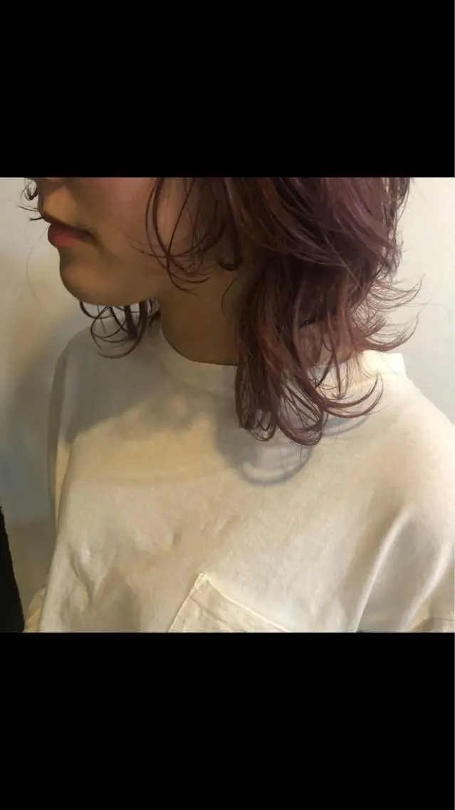 ミディアム カラー ヘアアレンジ 川上 智汐のヘアスタイル
