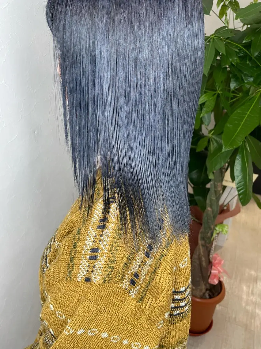 ミディアム 髪質改善 トリートメント ヘアカラー トリートメント 🫧富田 苑実🫧のヘアスタイル