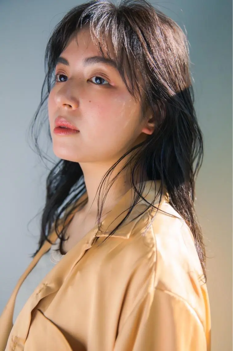 セミロング カラー ヘアアレンジ セミロングパーマ バレイヤージュ ブリーチ ケアブリーチ ダブルカラー Luana / 公式 / 大通のヘアスタイル