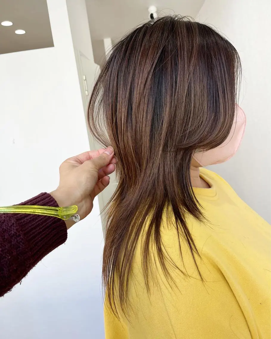 ロング ロング ウルフカット ショート&ボブ井上 菜樹のヘアスタイル