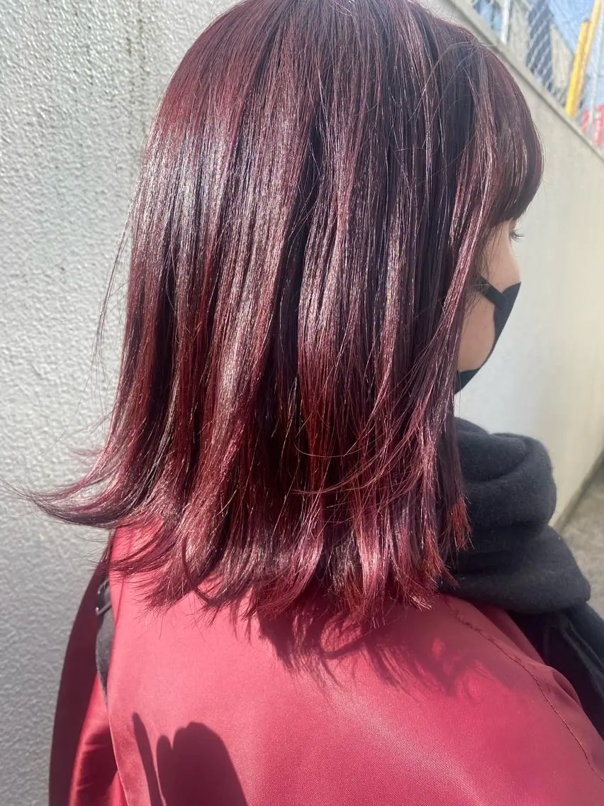 ミディアム カラー iizuka akiのヘアスタイル