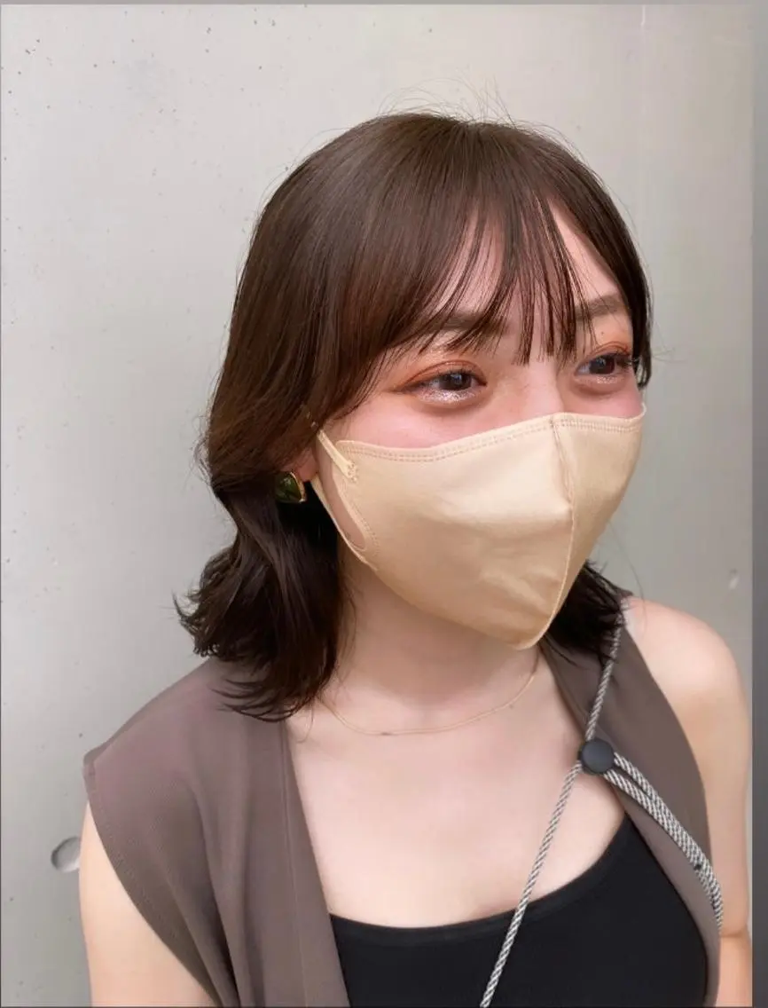 ミディアム 髪質改善 髪質改善カラーゆうひのヘアスタイル