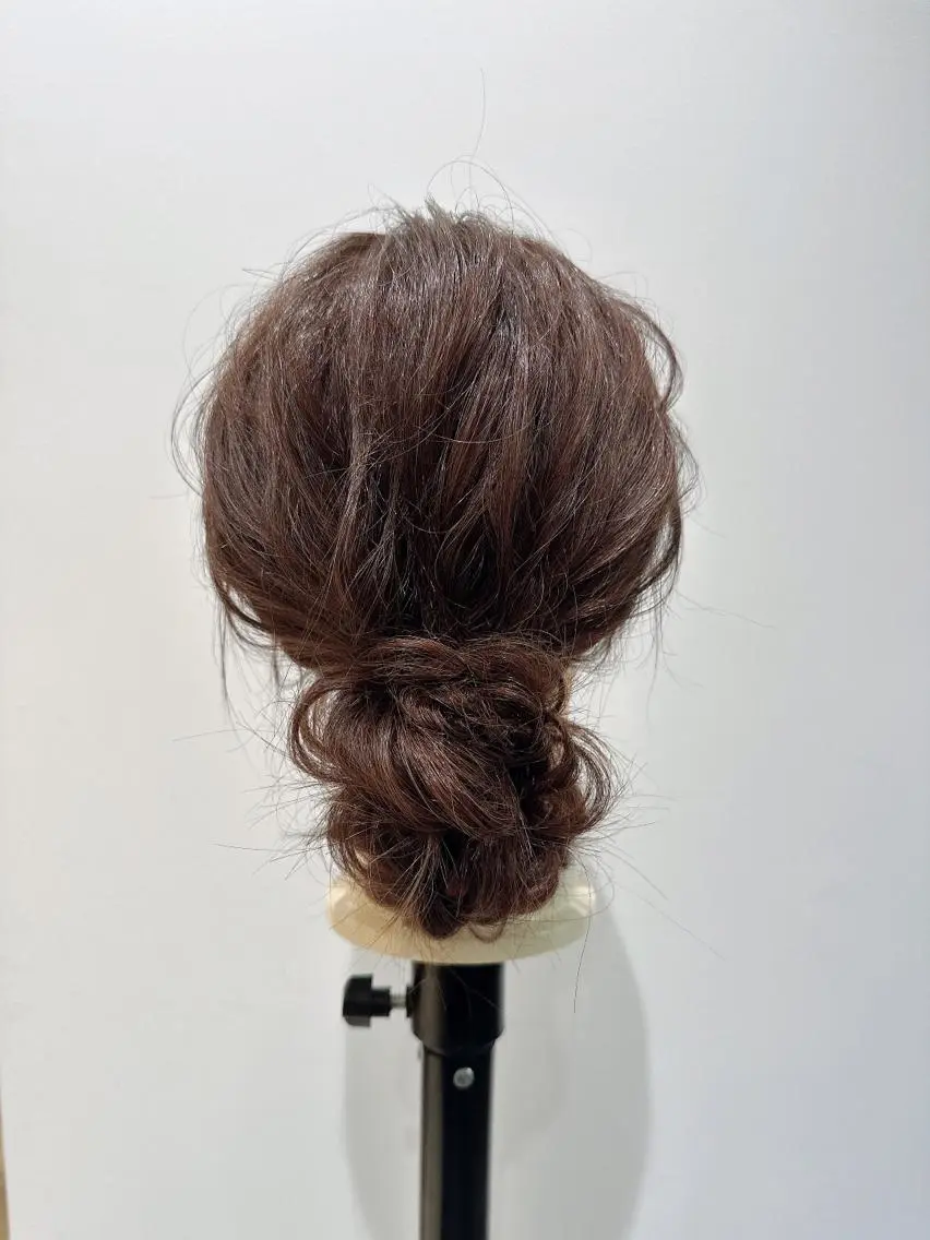 ミディアム ヘアアレンジ ミディアムパーマ ハイライト 髪質改善 小顔カット 縮毛矯正 宮澤 タケル ミディアムヘアのヘアスタイル